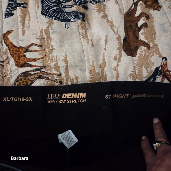 Vintage Nygard Luxe Denim 360°/4-way Stretch Straight Cut, Size XL (18-20) - Picture 4 of 13